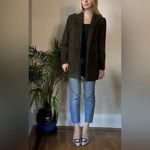 Green Corduroy Fall Jacket